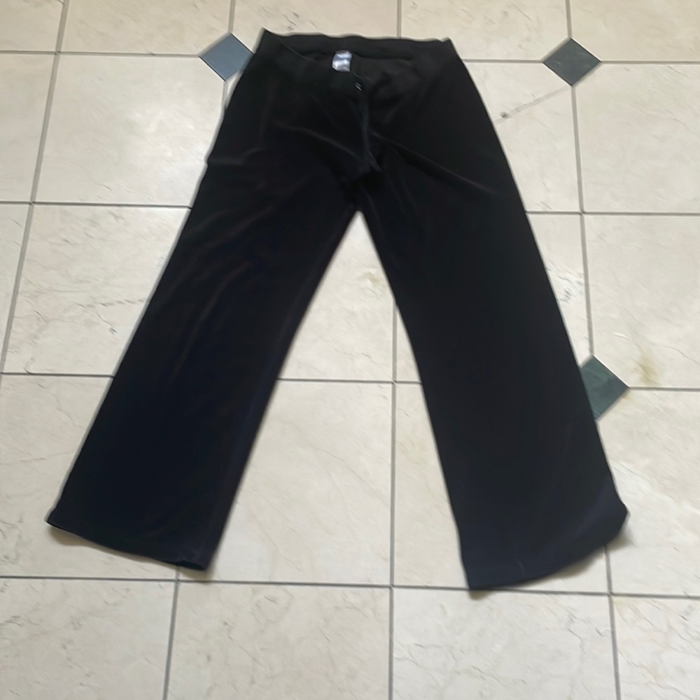 black terry velour pants